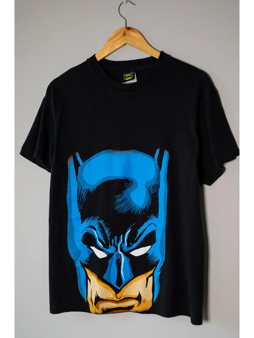 Batman Y2K 2004 Warner Bros Vintage T-Shirt - Full Face Shirt - Men's M
